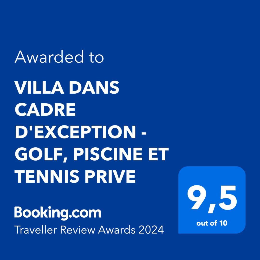 Villa Dans Cadre D'Exception - Golf, Piscine Et Tennis Prive 滨海圣西尔 外观 照片